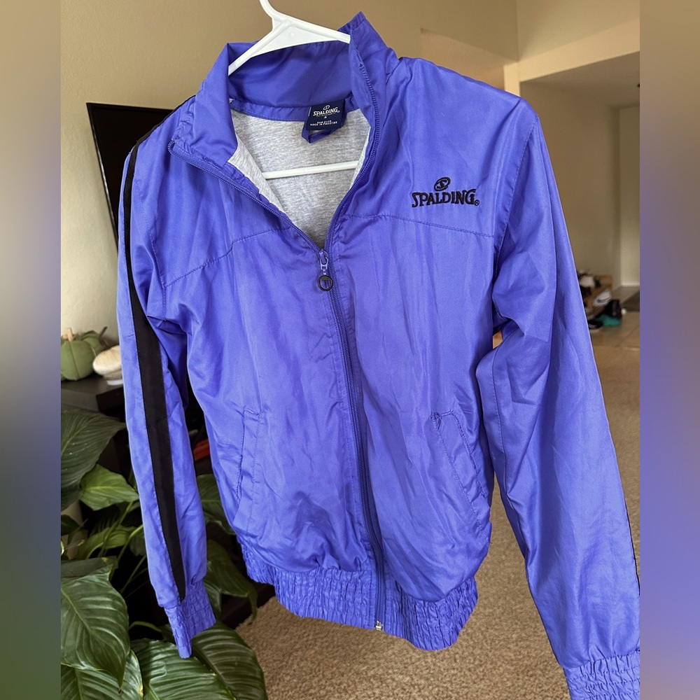 90s Vintage Purple Spalding Jacket